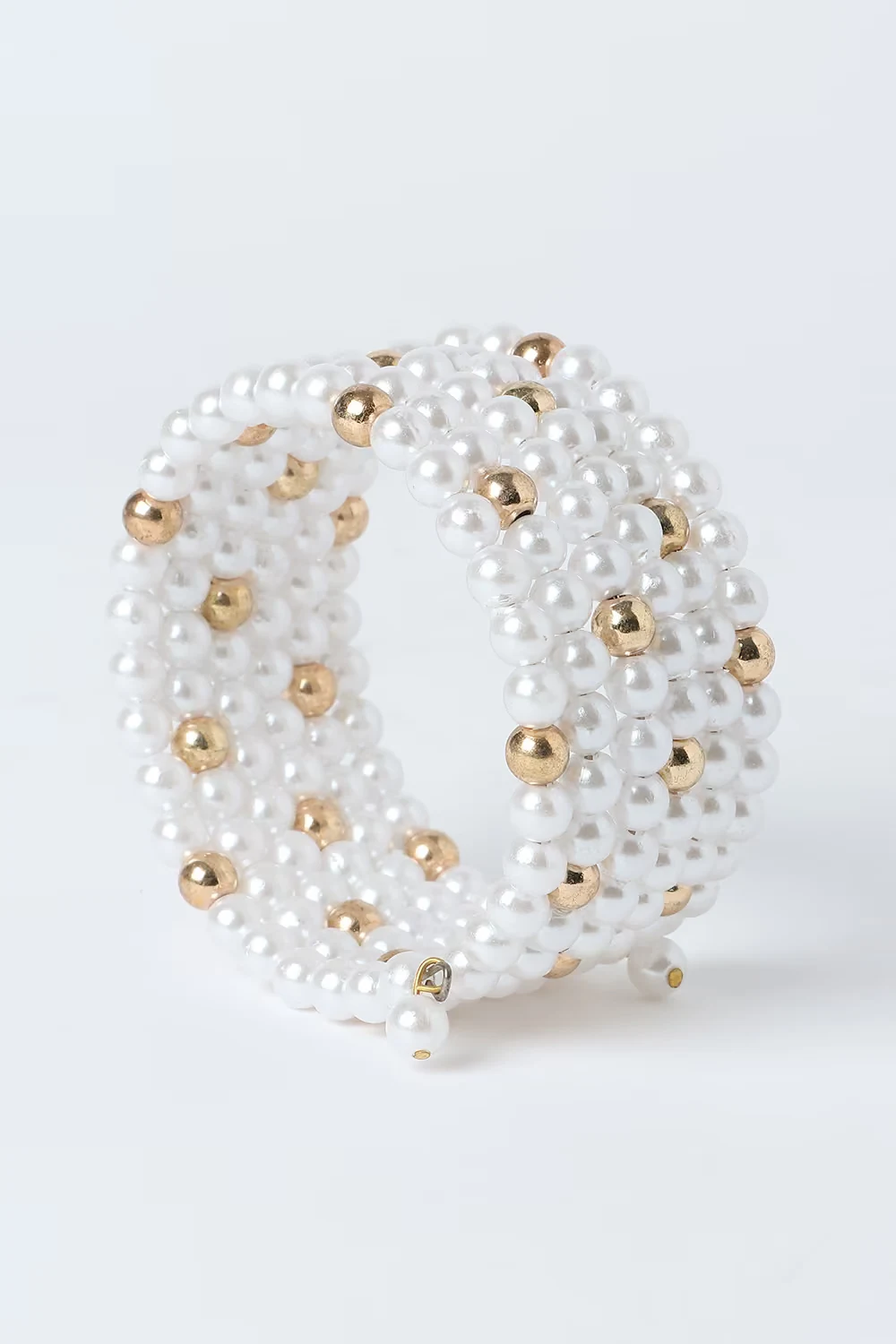 Dainty Layered Gold-Plated Chain with Pearls