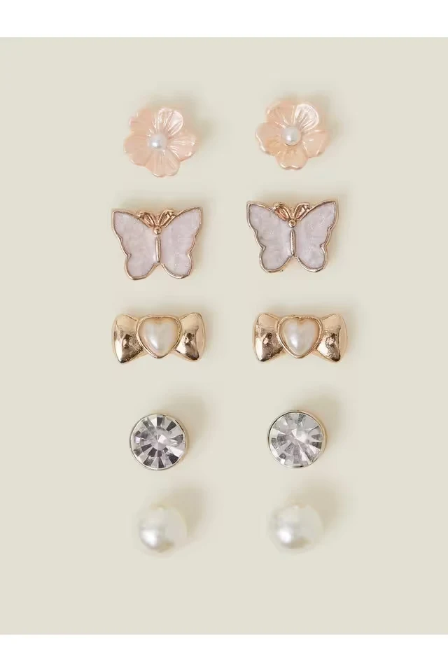 Dainty Layered Gold-Plated Chain with Pearls (Design 3)