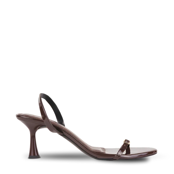 The Bare Red Strappy Block Heels (Edition 2)