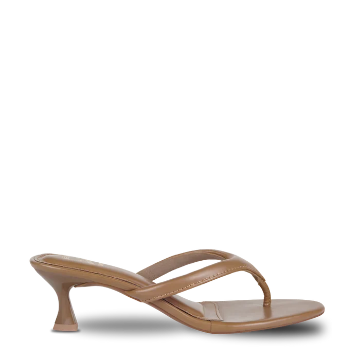 Champagne Strappy Kitten Heel Sandals (Edition 2)