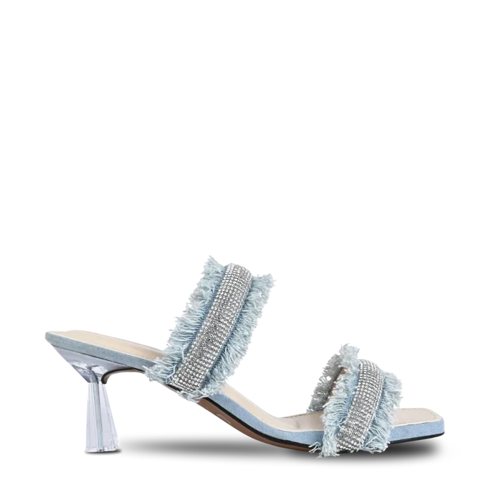 The Bare Red Strappy Block Heels (Edition 3)
